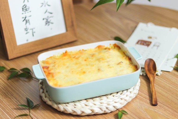 咖喱鸡肉芝士焗饭