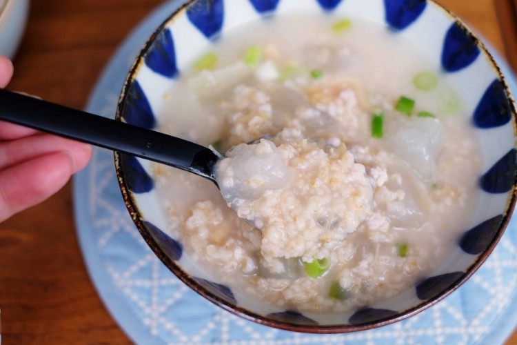 冬瓜干贝燕麦粥