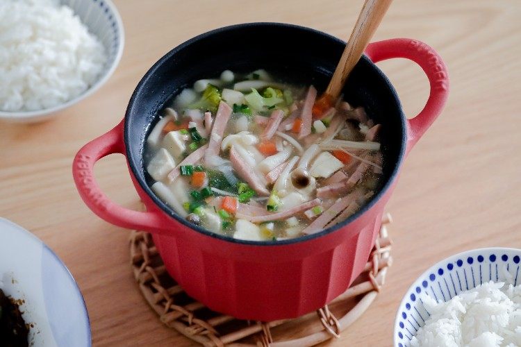 菌菇豆腐小锅