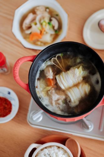 萝卜鸡肉暖暖锅