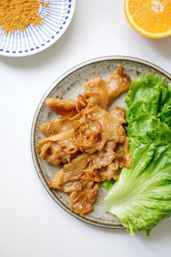 橙香烤五花肉