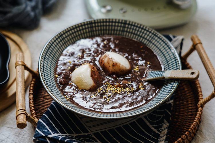 陈皮红豆年糕汤