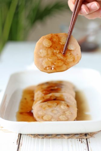 红豆薏米粥+蜂蜜糯米藕