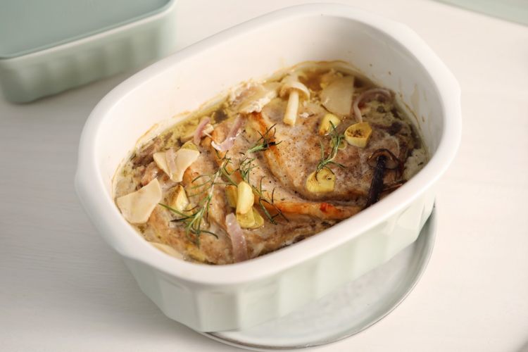 和风蘑菇炖猪排