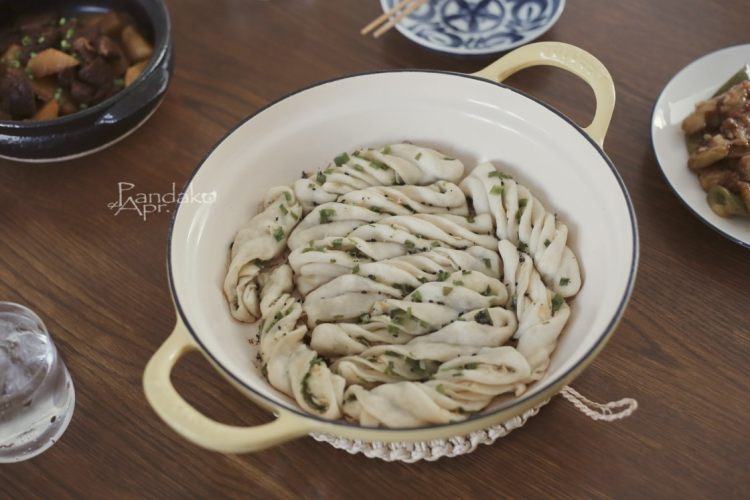 香葱虾皮贴卷子