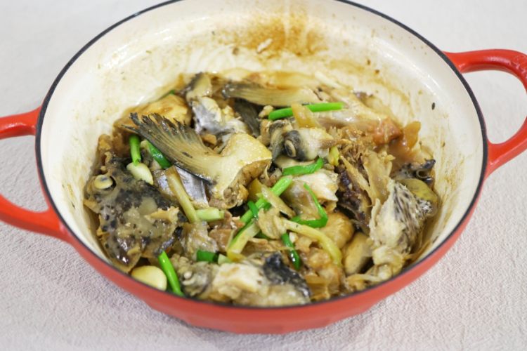 三文鱼头煲