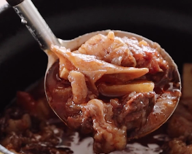 番茄土豆牛腩锅