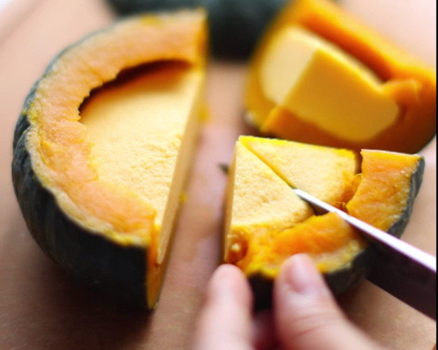 南瓜半熟芝士【蒸煮炖锅食谱11月】