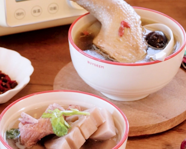 两款滋补汤饮【蒸炖锅食谱3月】