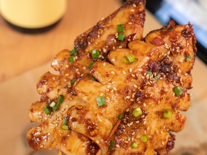 铁板鱿鱼【烤肉锅6月食谱】