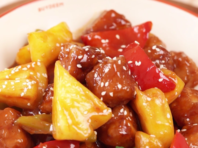 酸甜咕噜肉【多功能不粘锅食谱6月】