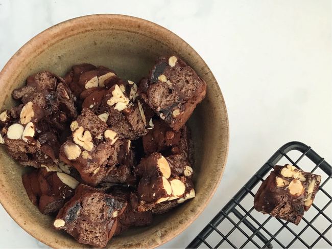 可可雪花酥煤球酥