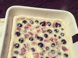 蓝莓核桃仁奶酪挞