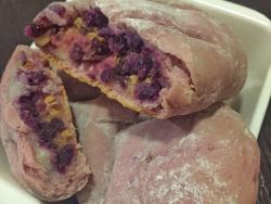 紫薯麻薯软欧包