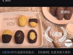 香草可可玛德琳