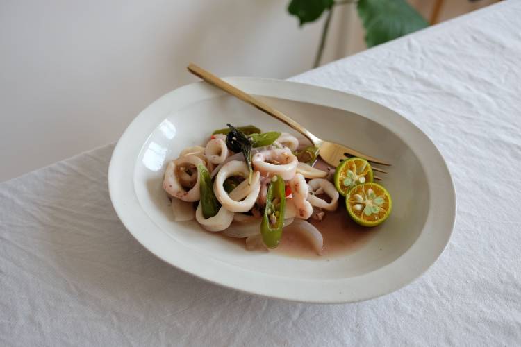 地中海风味烤鱿鱼