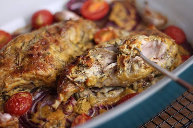 奶香芥末烤兔腿 