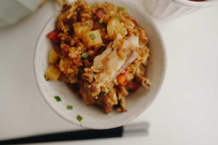 羊肉焖饭