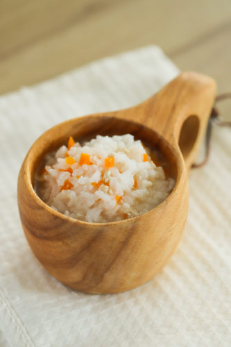 胡萝卜肉末粥